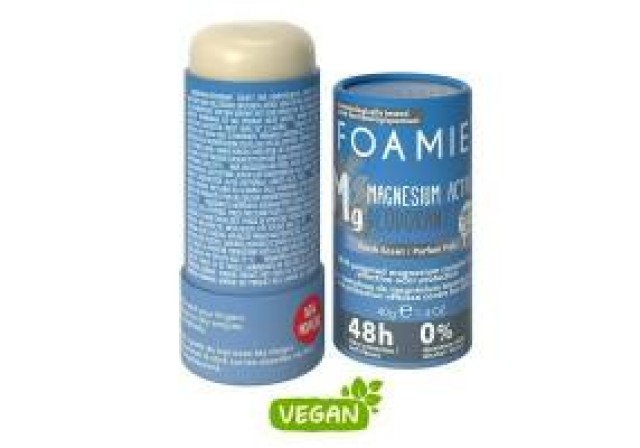 Foamie Refresh Magnesium Active Deodorant 48h σε Stick Χωρίς Αλουμίνιο 40gr