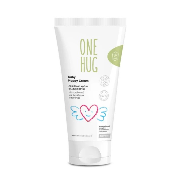 VICAN One Hug Baby Nappy Cream Αδιάβροχη Κρέμα Αλλαγής Πάνας 150ml