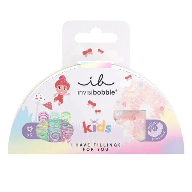 Invisibobble Original Σετ Παιδικά Λαστιχάκια Ροζ, 4τμχ