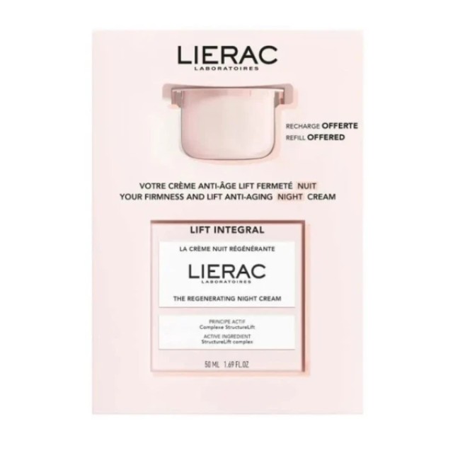 Lierac Promo Lift Integral The Regenerating Night Cream 50ml & Refill, 50ml