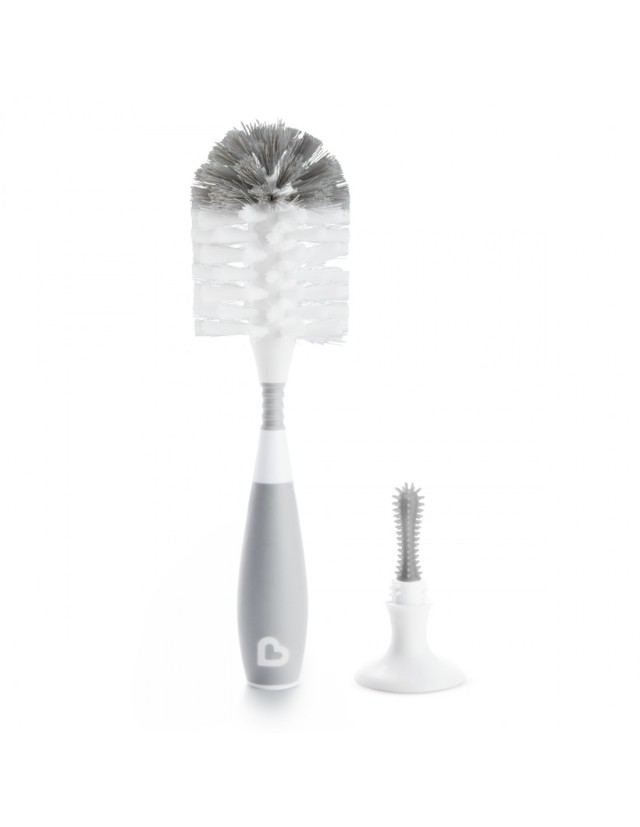 munchkin BRISTLE BOTTLE BRUSH GREY