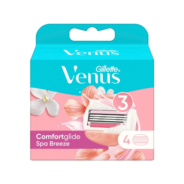 Ανταλλακτικά Gillette Venus για γυναικείο ξυραφάκι spa breeze για γυναίκες 4 τμχ