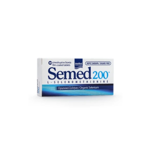 Intermed Semed 200 Συμπλήρωμα Διατροφής Οργανικού Σεληνίου 30Tabs