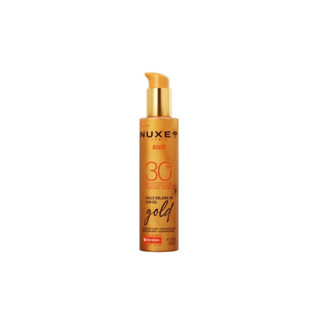 Nuxe Αντηλιακό Λάδι Υψηλής Προστασίας Sun Oil Gold High Protection SPF30 150ml