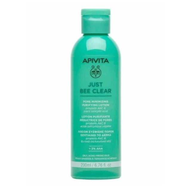 Apivita Just Bee Clear Pore Minimizing Purifying Lotion 200 ml