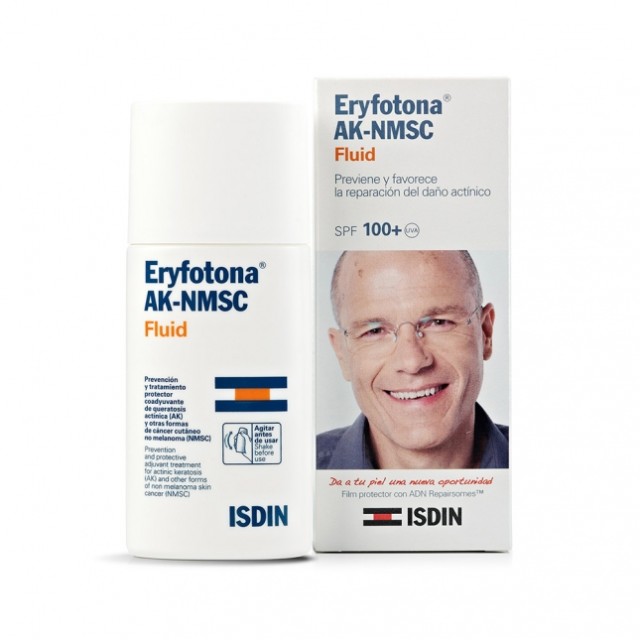 Eryfotona AK-NMSC SPF 100+ Fluid Προλαμβάνει και διορθώνει τις ακτινικές βλάβες.