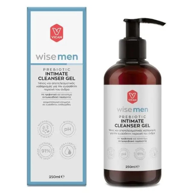 Vican Wise Men Prebiotic Intimate Cleanser Gel 250 ml