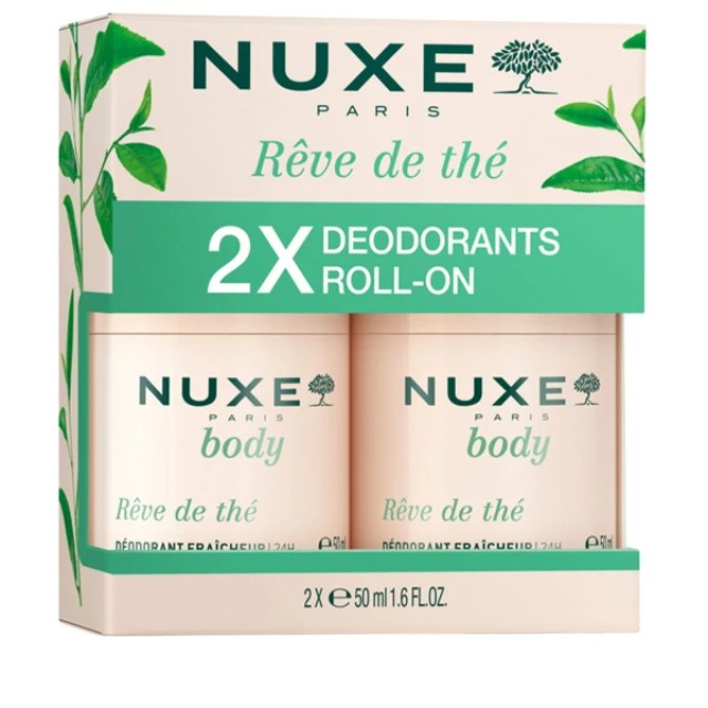 Nuxe Promo Reve de The Duo Fresh-Feel Deodorant 24h, 2x50ml