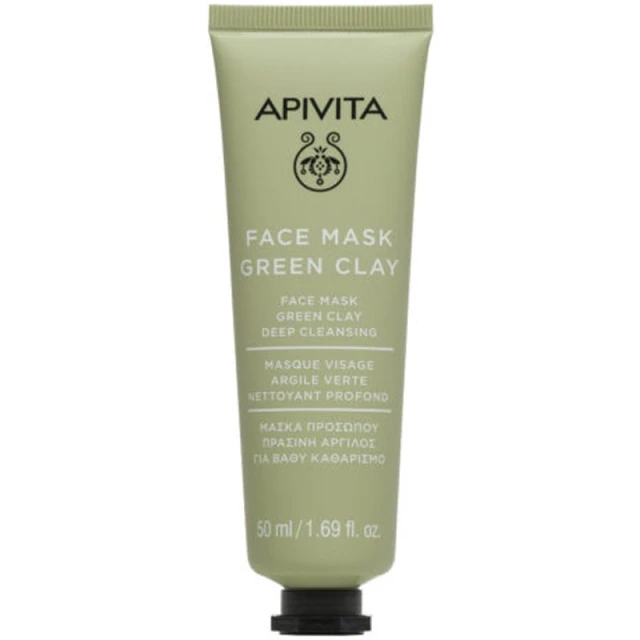 APIVITA Face Mask with Green Clay (Deep Cleansing) 50ml