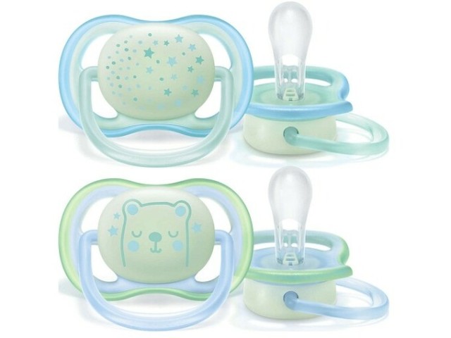 AVENT SOOTHERS NIGHTIM.0-6 YEL