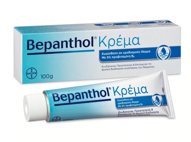 Bepanthol Κρέμα για το Ερεθισμένο και Ευαίσθητο Δέρμα, 100gr