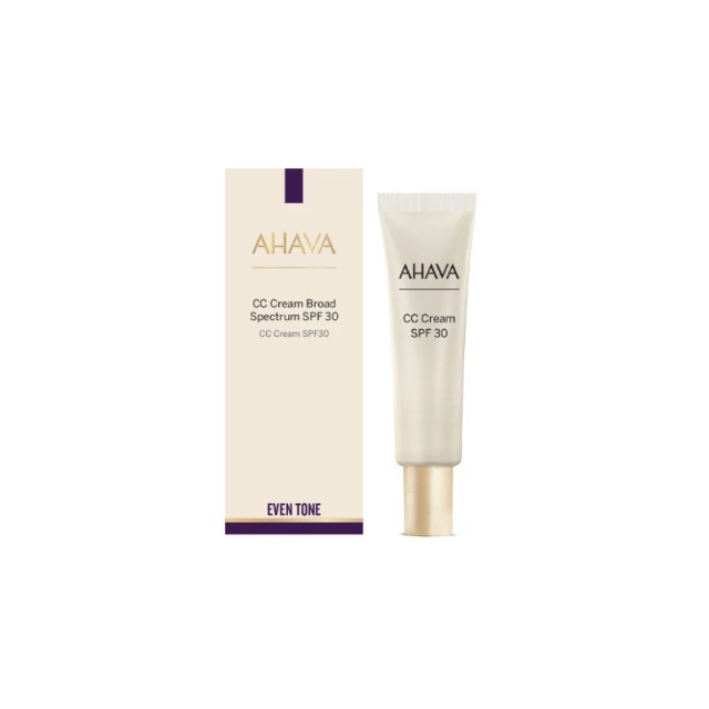 Ahava CC Cream Color Correction Skin Protection Broad Spectrum SPF30 30ml