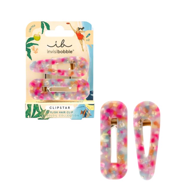 Invisibobble Au Soleil Collection Clipastar Dazzling Wave, 2τμχ.