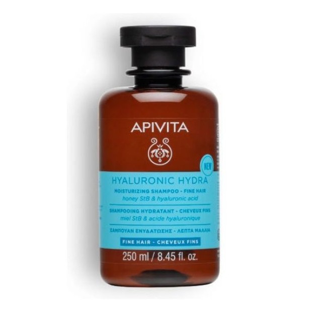 Apivita Hyaluronic Hydra Σαμπουάν Ενυδάτωσης για Λεπτά Μαλλιά 250ml