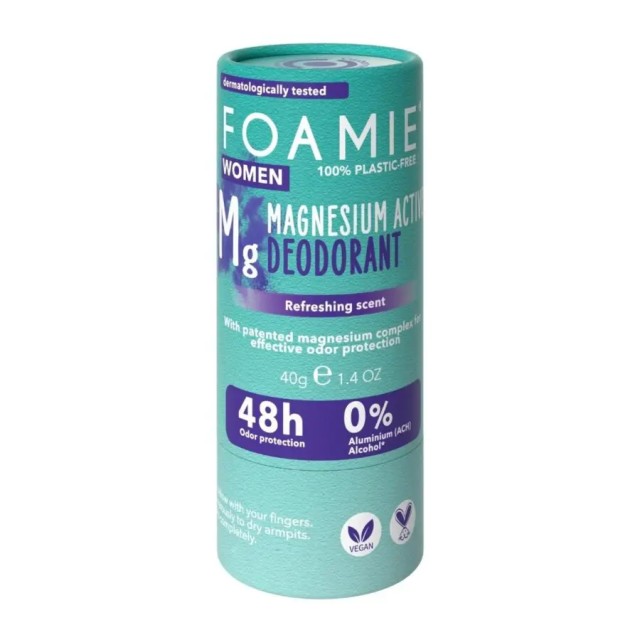 FOAMIE Solid Deodorant Rain In The Woods Women, 40gr σε μορφή stick