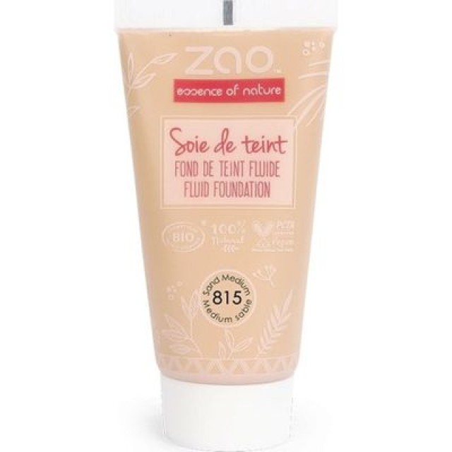 Zao Organic Silk Foundation – Refill 815 medium sable