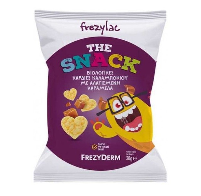 Frezyderm Frezylac Καρδιές Καλαμποκιού Με Αλατισμένη Καραμέλα Χωρίς Προσθήκη Ζάχαρης 30gr