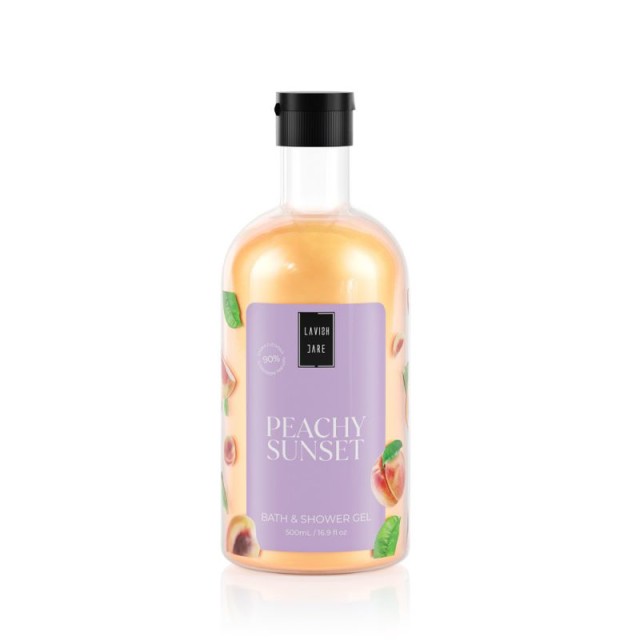 LAVISH CARE BATH & SHOWER GEL PEACHY SUNSET 500ML
