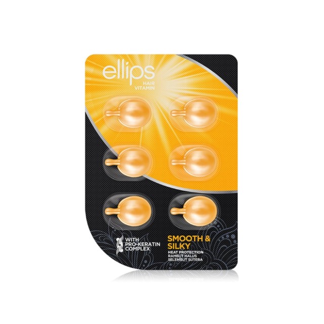 ELLIPS BLISTER KERATIN SMOOTH & SILKY 6PCS