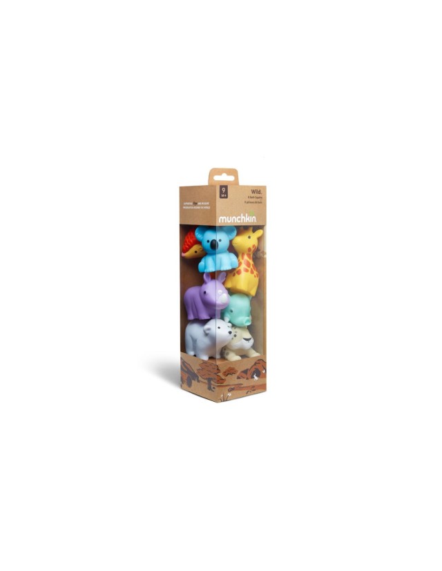 Munchkin WILDLOVE BATH SQUIRTS -8 PACK