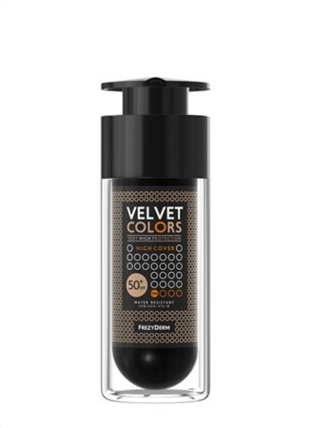 FREZYDERM VELVET COLORS HIGH COVER - Ματ Καλυπτικό Foundation