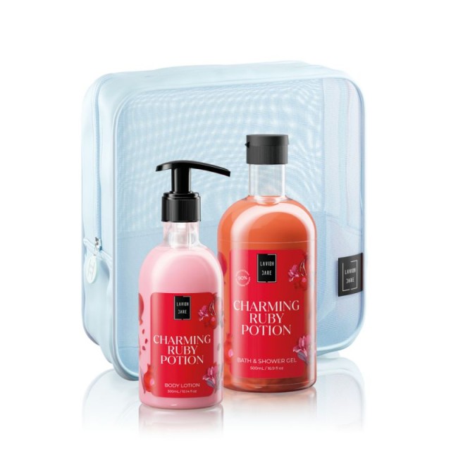 Lavish Care Body Care Set Σετ Περιποίησης για Ενυδάτωση & Καθαρισμό Σώματος Charming Ruby Potion