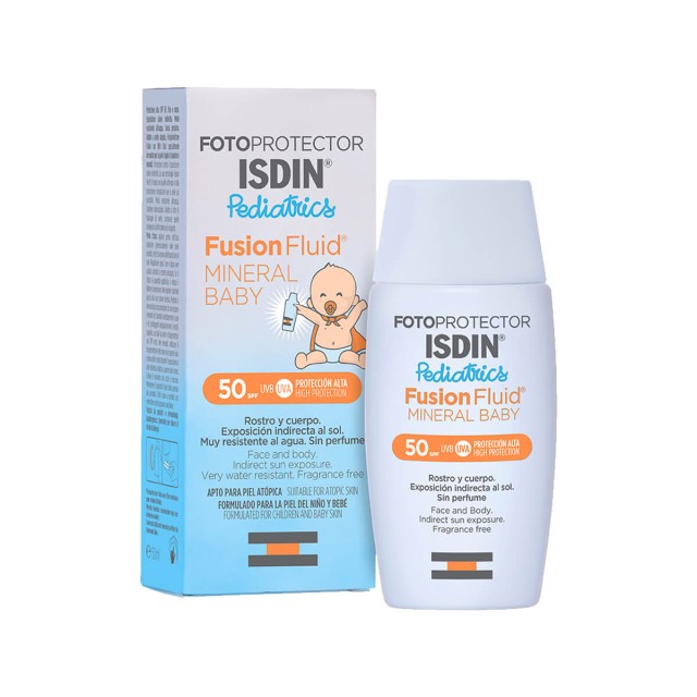 Fotoprotector ISDIN Pediatrics Fusion Fluid Mineral Baby SPF 50