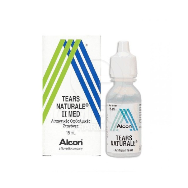 ALCON Tears Naturale II Med Λιπαντικές Οφθαλμικές Σταγόνες σε Διάλυμα 15ml