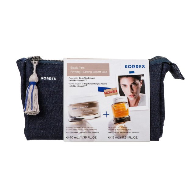 Korres Μαύρη Πεύκη 4D Σύσφιγξη & Lifting Kρέμα Hμέρας 40ml + Δώρο Σύσφιγξη & Lifting Serum 15ml