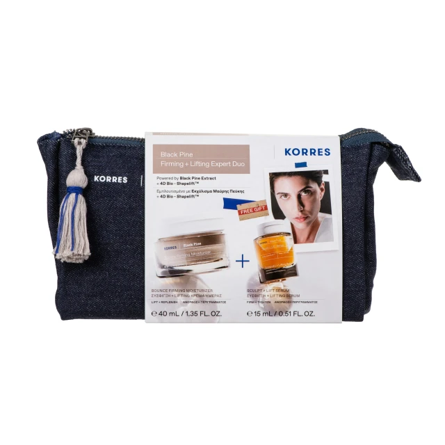 Korres Μαύρη Πεύκη 4D Σύσφιγξη & Lifting Kρέμα Hμέρας 40ml + Δώρο Σύσφιγξη & Lifting Serum 15ml