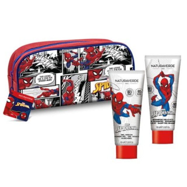 SPIDERMAN ΣΕΤ ΜΕ ΝΕΣΕΣΕΡ + ΑΦΡΟΛΟΥΤΡΟ 100ML+ ΣΑΜΠΟΥΑΝ 100ML