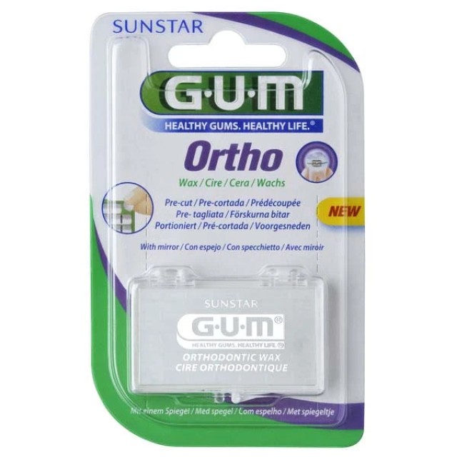 GUM Orthodontic Wax Unflavored (723), Ορθοδοντικό Κερί 1τμχ