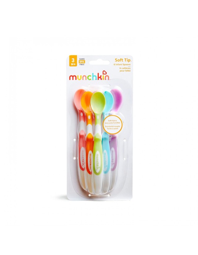 MUNCHKIN TABLEWARE SO.TIP SPOONS 6ΤΜΧ 3μ+