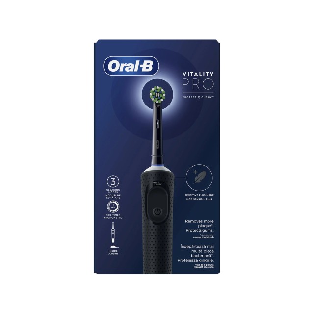 Oral-B Vitality Pro Ηλεκτρική Οδοντόβουρτσα Μαύρη
