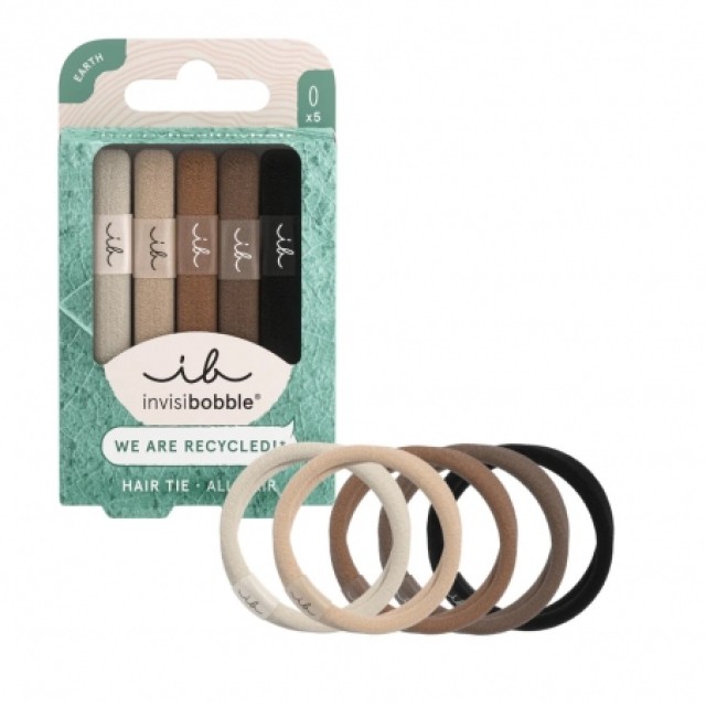 Invisibobble Hair Tie Mocha 5 τεμαχίων