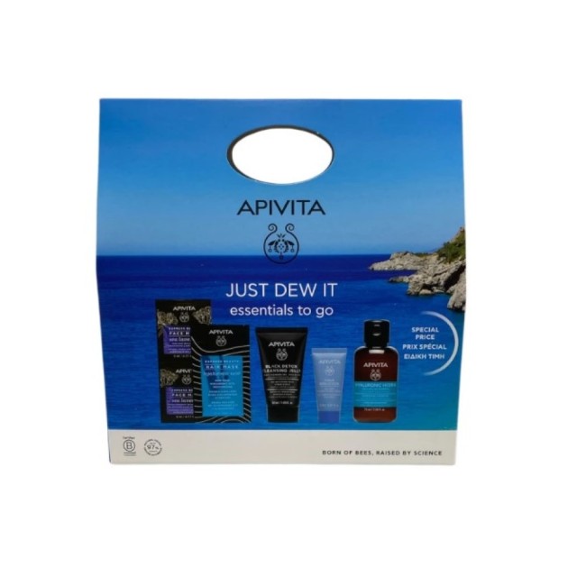 Apivita Promo Just Dew It Essentials To Go 5τμχ