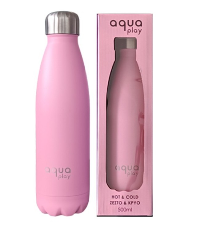 AQUA PLAY Μπουκάλι Θερμός 500 ml  Ροζ