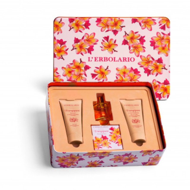 LERBO;ARIO  Frangipani Segreti di Bellezza Trio parfume 50ml+βραχιολι+shower gel 100ml+body cream 100ml