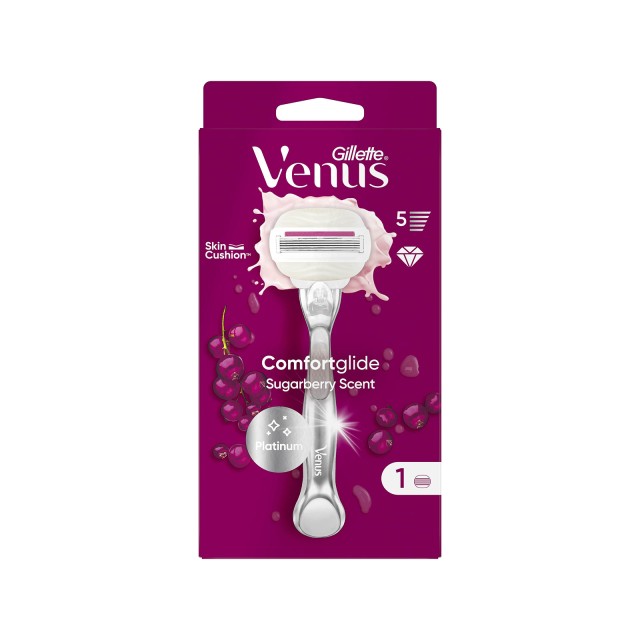 Gillette Venus comfortglide ξυριστική μηχανή γυναικεια sugarberry