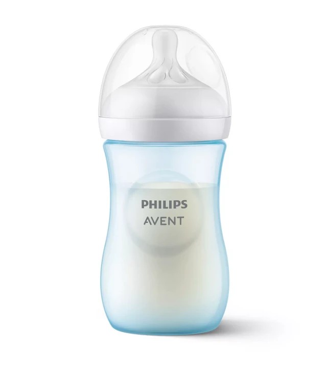 Philips Avent Μπιμπερο Natural Response Μπλε 1m+ 260ml