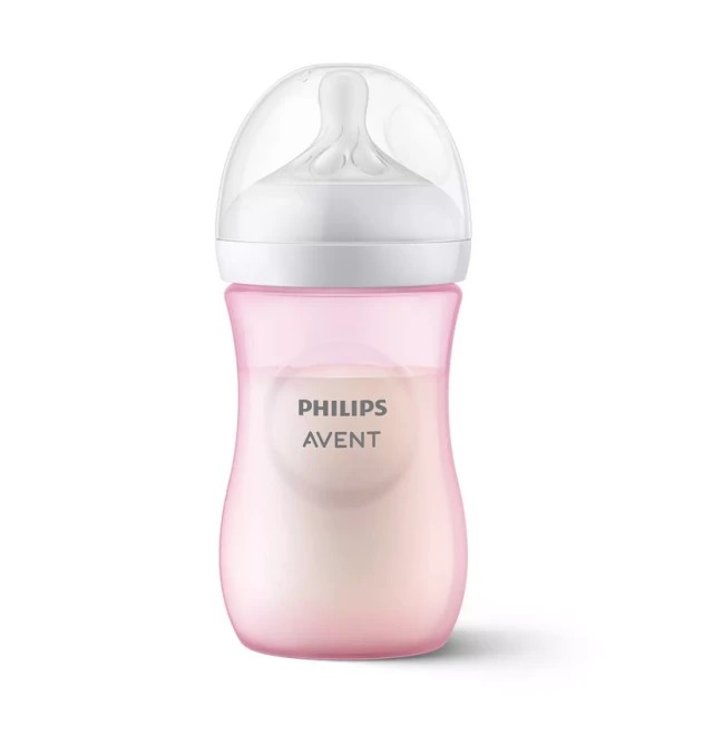 Philips Avent Μπιμπερο Natural Response Ροζ 1m+ 260ml