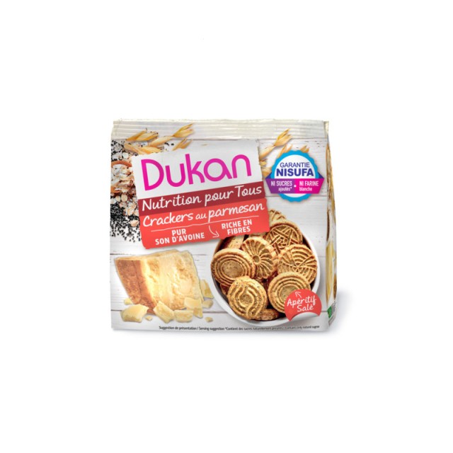 DUKAN ΚΡΑΚΕΡΣ ΒΡΩΜΗΣ ΜΕ ΠΑΡΜΕΖΑΝΑ 100G