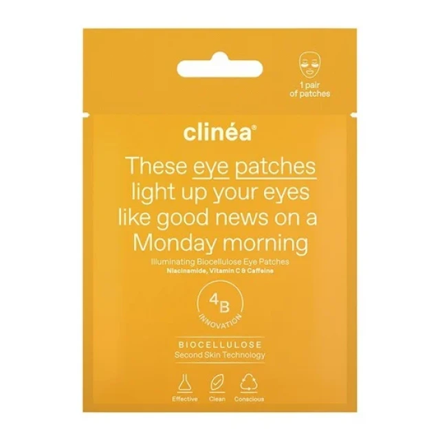 Clinea Illuminating Biocellulose Μάσκα Προσώπου Για Λάμψη 1τμχ.