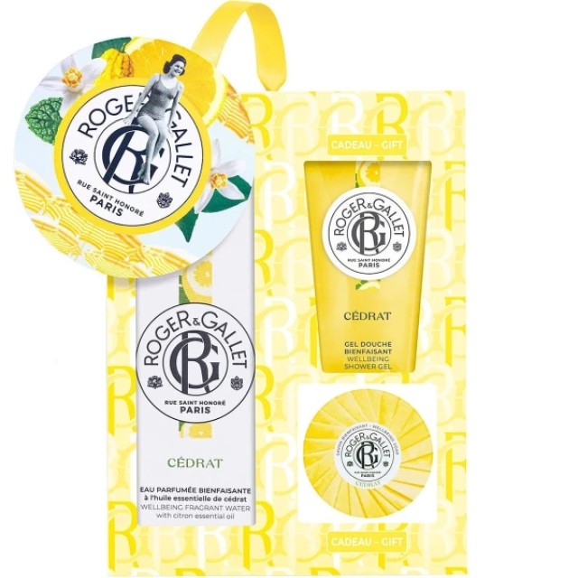PR&G SET ETE CEDRAT 100ML + GEL DOUCHE 50ML + SAVON 50G