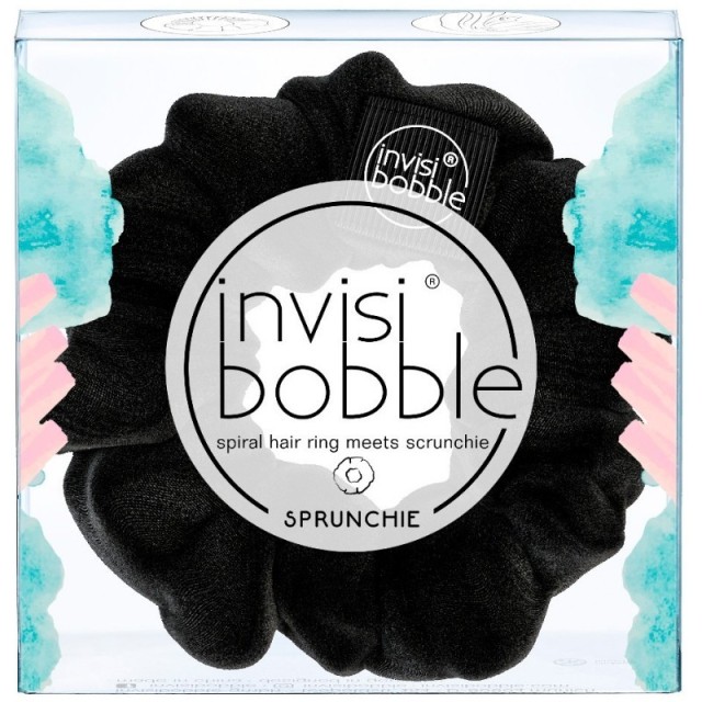 Invisibobble Sprunchie Spiral Hair Ring True Black 1τμχ