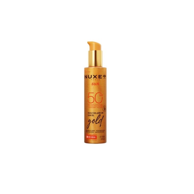 Nuxe Αντηλιακό Λάδι Υψηλής Προστασίας Sun Oil Gold High Protection SPF50 150ml