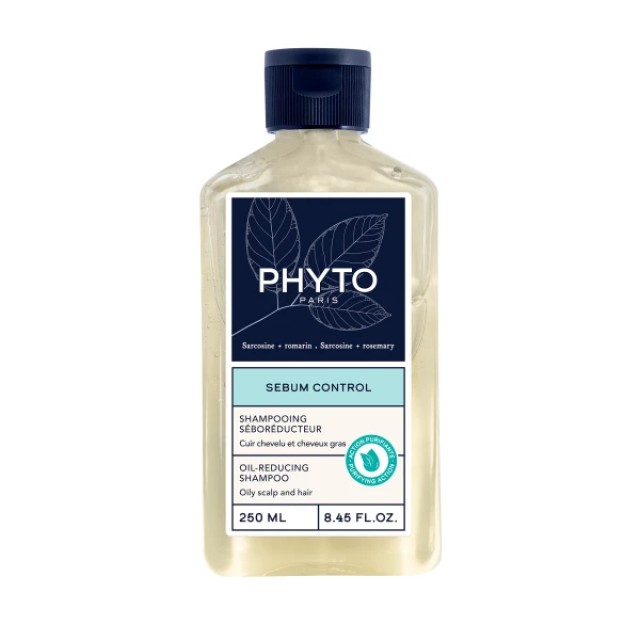 Phyto Scalp Solution Sebum Control, Oil-Reducing Shampoo, 250 ml
