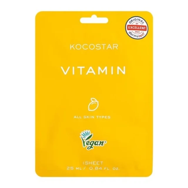 Kocostar Vitamin Face Mask Μάσκα Προσώπου 25ml.