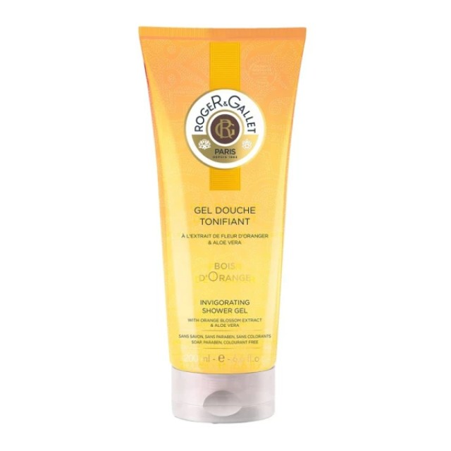 Roger & Gallet Bois dOrange Perfumed bath & shower gel, 200ml