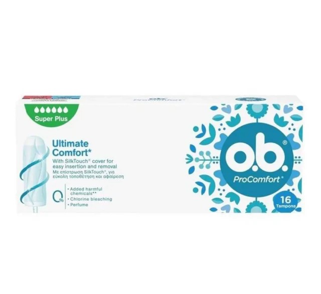 O.B. SUPER PLUS 16p - ΤΑΜΠΟΝ ΓΙΑ ΠΟΛΥ ΜΕΓΑΛΗ ΡΟΗ 16ΤΜΧ